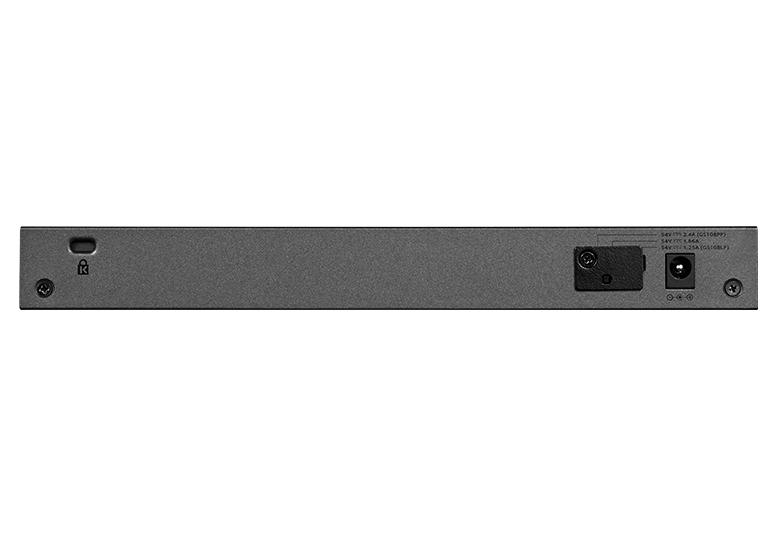 Netgear GS108PP 8-Port Gigabit Ethernet High-power PoE+ Unmanaged Switch with FlexPoE (123W)