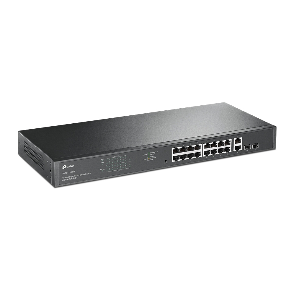 TP-LINK TL-SG1218MPE 18-Port Gigabit Easy Smart Switch with 16-Port PoE+