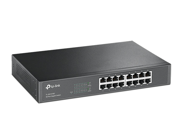 TP-LINK TL-SG1016D 16-Port Gigabit Desktop/Rackmount Switch