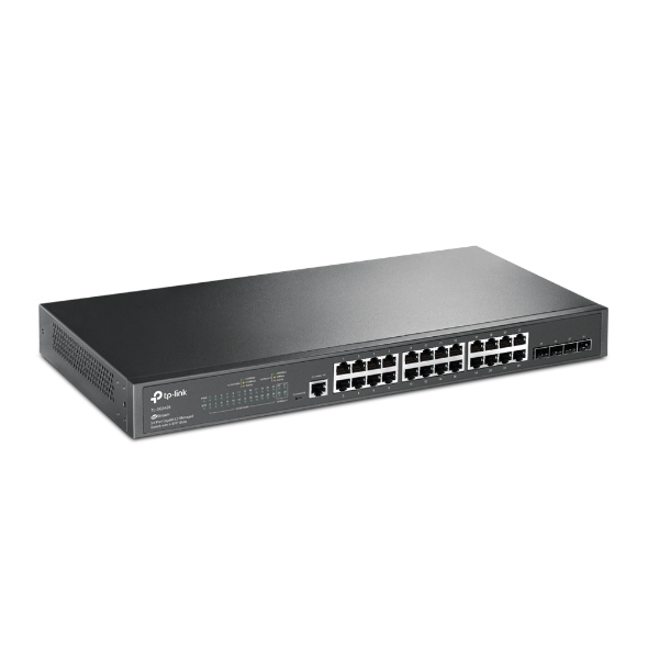 TP-LINK TL-SG3428 JetStream 24-Port Gigabit L2 Managed Switch with 4 SFP Slots