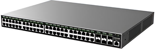Grandstream GWN7806P Enterprise Layer 2+ Managed 400W PoE+ Network Switch with 48 x 1GigE PoE+, 6 x 10Gigabit SFP+ Ports