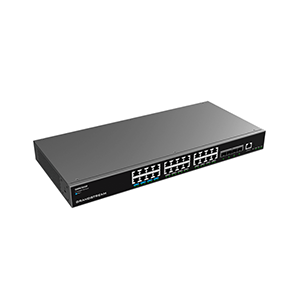 Grandstream GWN7813P Enterprise Layer 3 Managed 370W PoE+ Network Switch with 24 x GigE PoE+, 4 x 10Gigabit SFP+ Ports