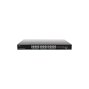 Grandstream GWN7813P Enterprise Layer 3 Managed 370W PoE+ Network Switch with 24 x GigE PoE+, 4 x 10Gigabit SFP+ Ports