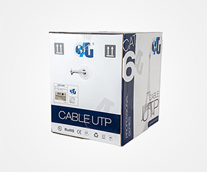 A&G CAT 6 UTP 23 AWG Network Cable Box 305m PVC 108-61001